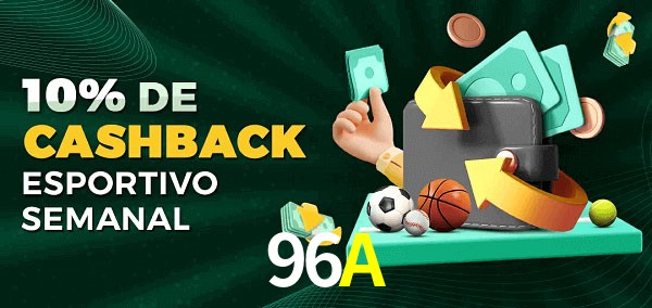 10% de bônus de cashback na 96A